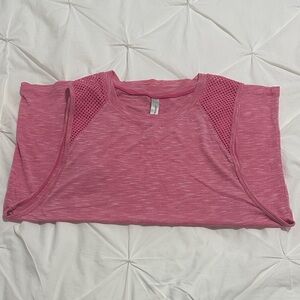 Lorna Jane athletic Pink Women's workout top - L